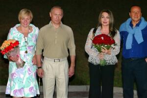 Lyudmila Putina, Vladimir Putin, Veronica Lario,  Silvio Berlusconi