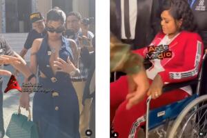 Yailin y su madre Wanda Díaz llegaron por separado a la audiencia de Tekashi