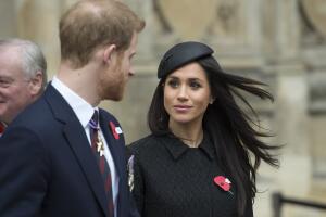 Prince Harry And Meghan Markle Attend Anzac Day Services