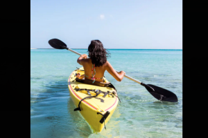 Rema a la Isla de los Monos en Puerto Rico