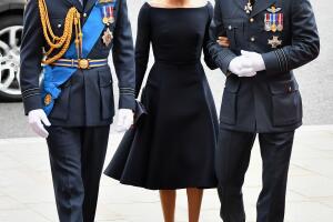 Príncipes William y Harry, Kate Middleton, Meghan Markle