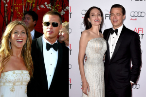 Brad Pitt, Angelina Jolie, Jennifer Aniston