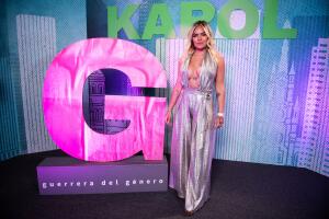 Preestreno del documental 'Karol G: la guerrera del  género' el 8 de marzo de 2019.