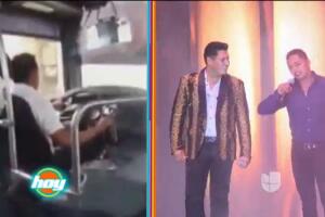 El 'triste enamorado' cantó con la Banda MS