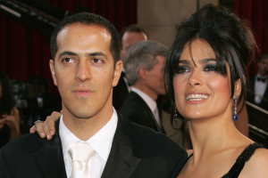 Salma Hayek y su hermano