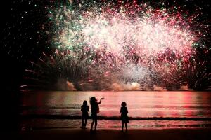 Fuegos artificiales gratuitos en South Beach