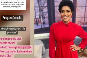 Así respondió Francisca a quienes dicen que la ven "triste" y "rara"