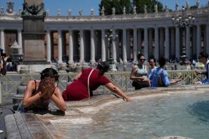 Vatican Extreme Weather Heat