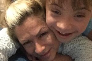 Leticia Calderón y sus hijos