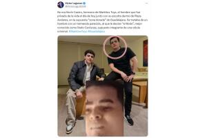 El periodista Víctor Lagunas reportó que el hombre asesinado tenía "tremendo parecido" con Kevin Castro.