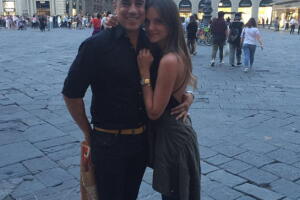 Jorge Enrique Abello y su esposa María Isabel Gutiérrez