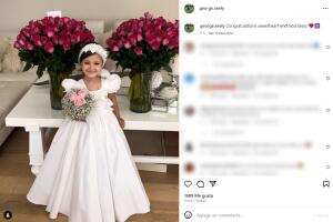 George Seely celebra a su hija Bella