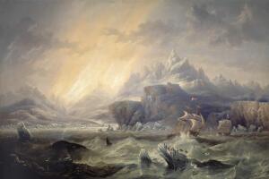 Los barcos Erebus y Terror en su misión por el Ártico. The Grosby Group (2).jpg