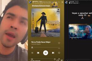 Así presumió Gussy Lau su trabajo de compositor con Leonardo Aguilar con su más reciente canción 'No lo podía hacer mejor'.