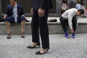 Male Attorneys In Chicago Don Heels To March Against Rape And Gender Violence
