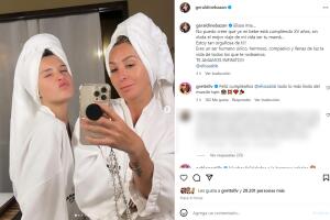 La felicitación de Geraldine Bazán a su hija