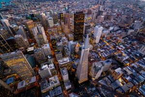 Aerial view of San Francisco
