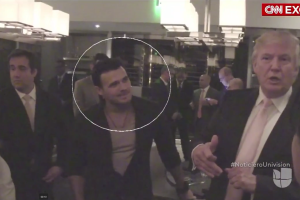 Emin Agalarov al lado de Donald Trump en una reunión en 2013