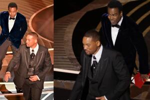 Will Smith regresó a su asiento con una aparente actitud de orgullo ante el asombro de todos.