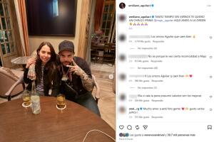 Majo y Emiliano Aguilar se reunieron