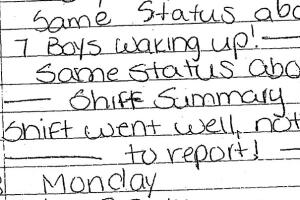 MercyFirst shift notes