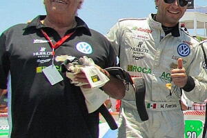 Martin Fuentes y su papá Enrique Fuentes León