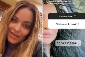 Así respondió Mayeli Alonso cuando le preguntaron si ya vive con Andy Ruiz Jr.