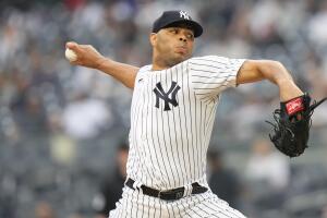  Jimmy Cordero, lanzador dominicano de los Yankees de Nueva York 