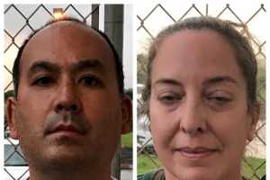 Wesley Moribe y Courtney Peterson