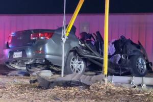  convulsión volante choque San Antonio tres lesionados conductor 31años