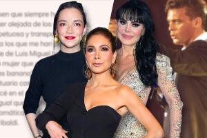 Paty Manterola reacciona sobre la serie de Luis Miguel y su supuesto romance