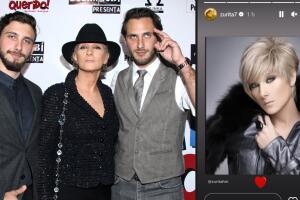 Emiliano Zurita, uno de los dos hijos de Christian Bach y Humberto Zurita, recordó a su fallecida madre con una foto y un corazón. 