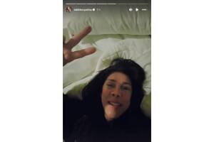 Cynthia Klitbo reapareció tras ser dada de alta