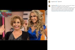 Ingrid Martz se despide de la actriz Raquel Pankowsky