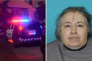 Carrollton Texas mujer arrestada esposo apuñalado incendio casa investigacion policia