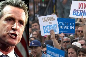 Gavin Newsom  Bernie Sanders fans  California demócratas  .jpg