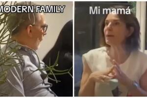 Joven presume reunión con sus papás y los novios de cada uno.