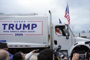 Trump camion basura