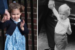 Semelhanças entre a princesa Charlotte e o príncipe William