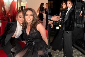 JLo estuvo acompañada por su hermana Lynda López en una de las fiestas posteriores a la Met Gala 2023.