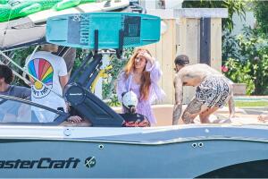 El paseo fue durante el atardecer de este miércoles 10 de mayo. 