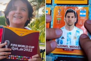 Niño ciego adaptó el álbum del Mundial Qatar 2022 a braille: “vamos rumbo a la inclusión”