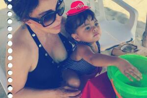Verónica Castro y su nieta Rafaela