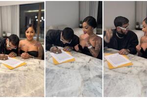Anuel AA y Yailin La Más Viral se casaron en una improvisada boda civil.