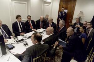 Trump ataque Siria Foto Spicer