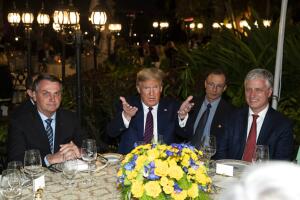 Donald Trump, Jair Bolsonaro, Robert O'Brien, Trump