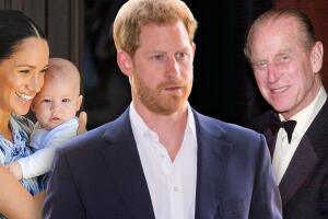 Harry promete al príncipe Philip que Meghan, Archie y su futura bisnieta lo llevarán en sus corazones