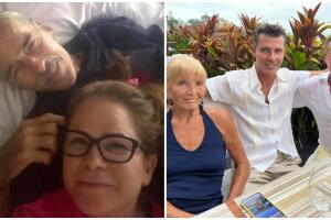 Andrés García y su familia