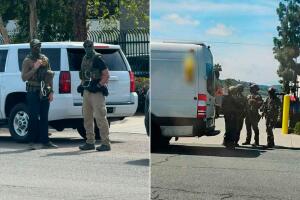 Agentes federales realizan operativo en fábrica de El Cajón; se habla de varios empleados detenidos