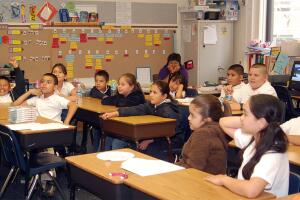 Salón de clases en Texas
